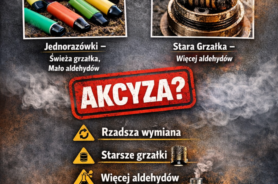 Dlaczego jednorazówki nie były takie złe, a akcyza na grzałki jest bez sensu?