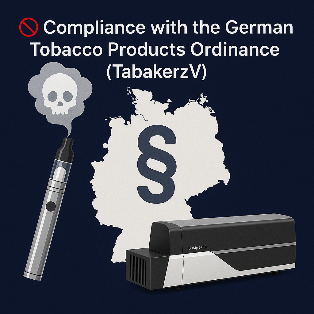 Compliance with the German Tobacco Products Ordinance (TabakerzV)